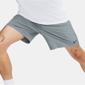 Nike Men's Training Form Dri-FIT 7" Shorts Light Carbon Size XXL Unlined HJ3157